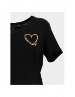 T-shirt fe sally doré noir femme - Only