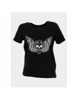 T-shirt julia life noir femme - Only