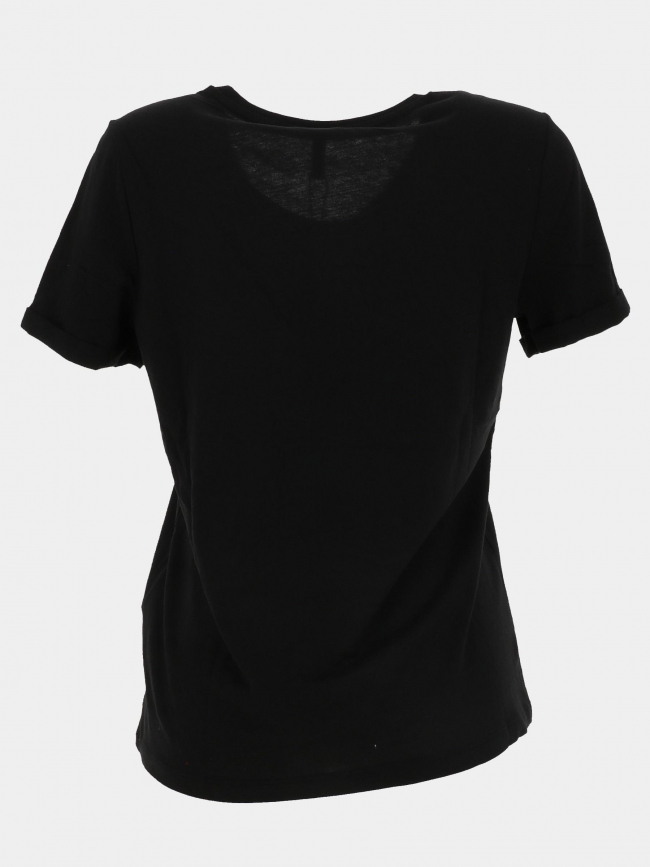 T-shirt julia life noir femme - Only