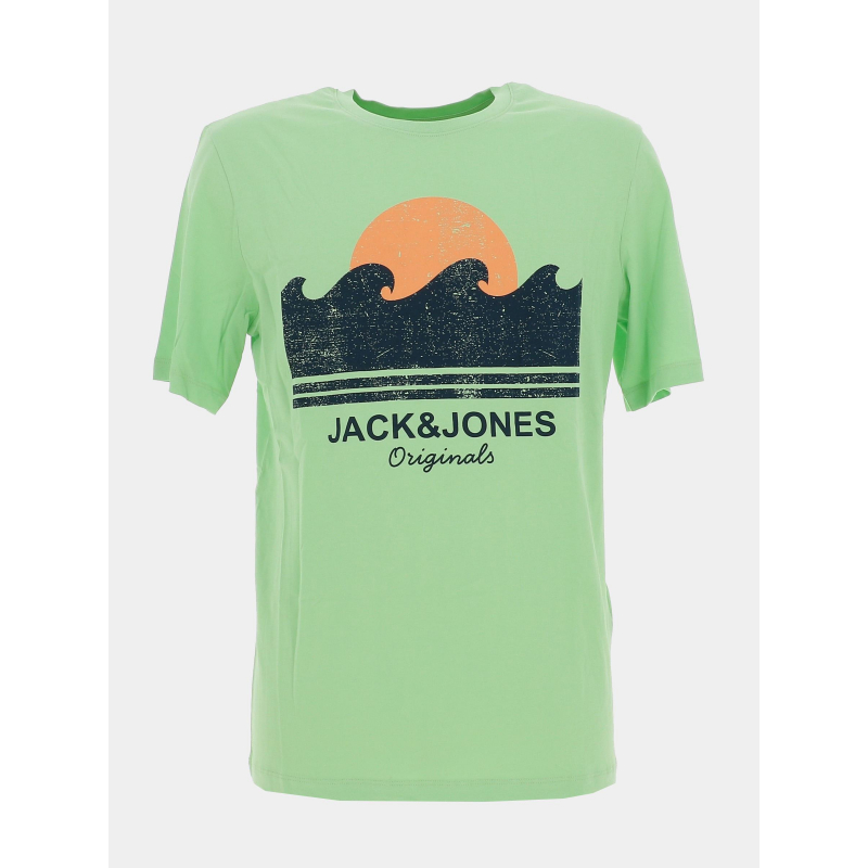 T-shirt jordayoff crew vert homme - Jack & Jones