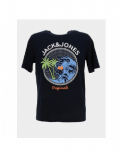 T-shirt jordayoff crew bleu marine homme - jack & Jones