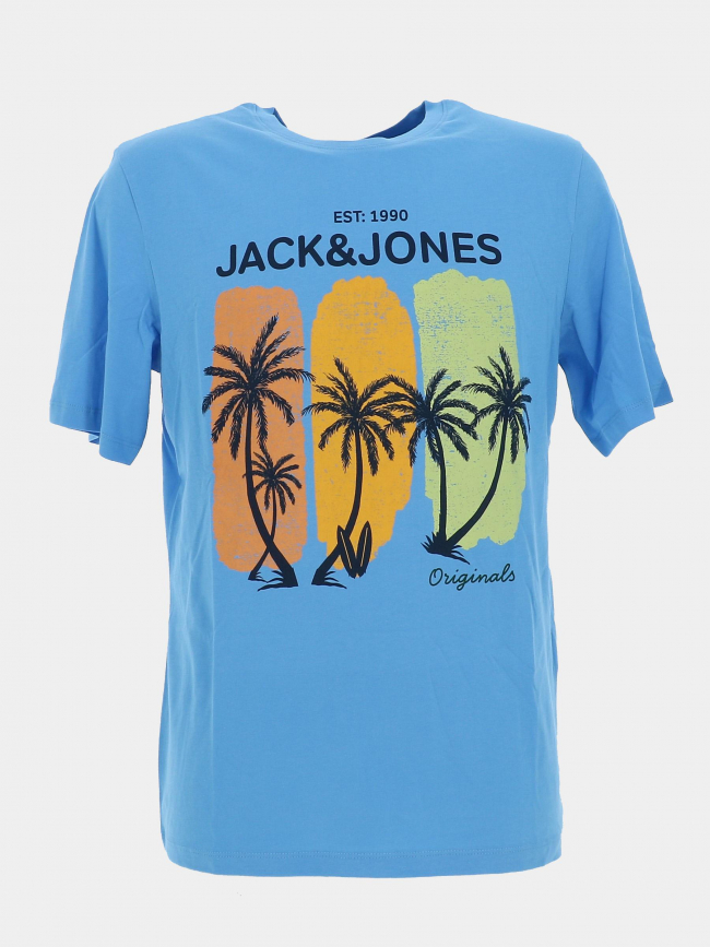 T-shirt jordayoff ss crew bleu homme - Jack & Jones