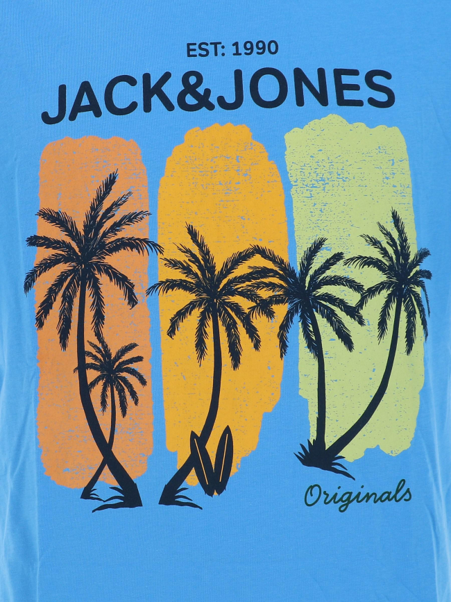 T-shirt jordayoff ss crew bleu homme - Jack & Jones