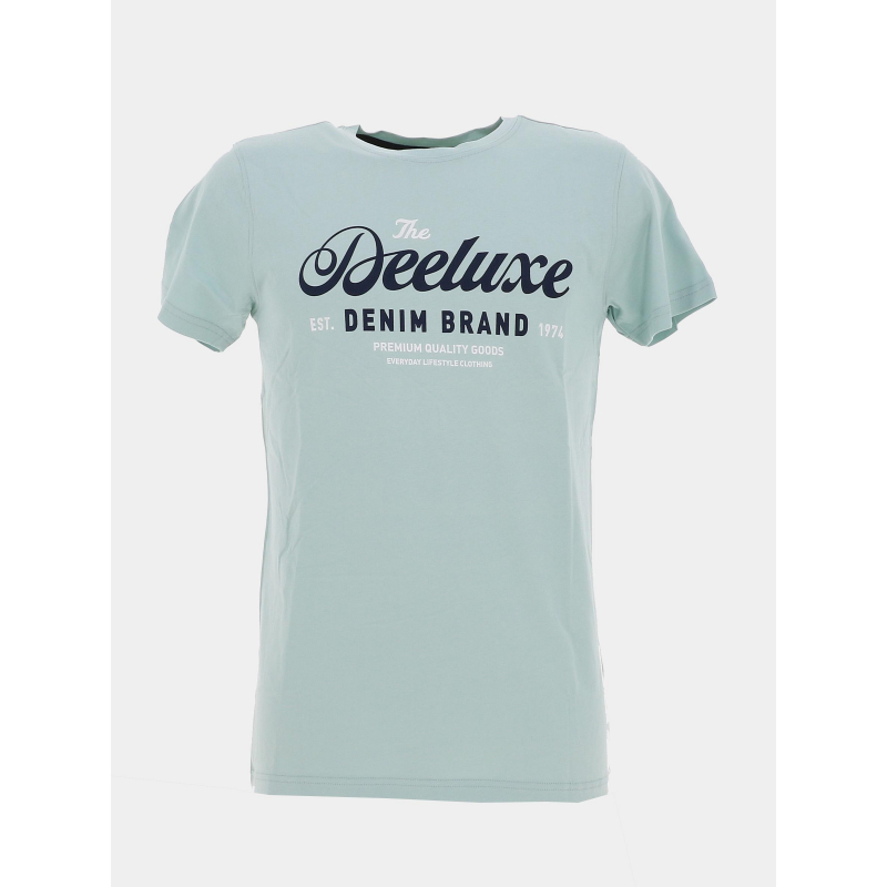 T-shirt manches courtes lunar bleu homme - Deeluxe