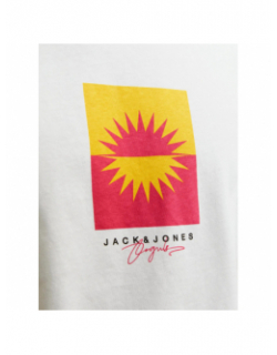 T-shirt marbella branding blanc homme - Jack & Jones