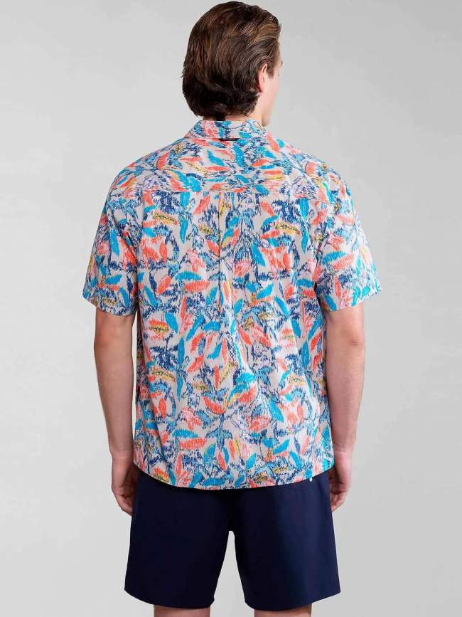 Chemise à motif g-ronge multicolore homme - Napapijri