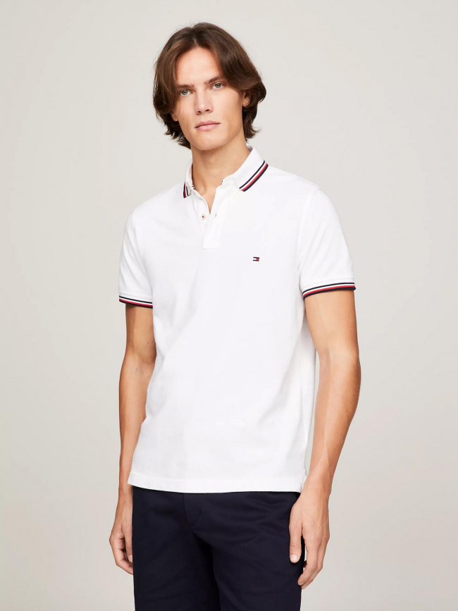 Polo core blanc homme - Tommy Hilfiger