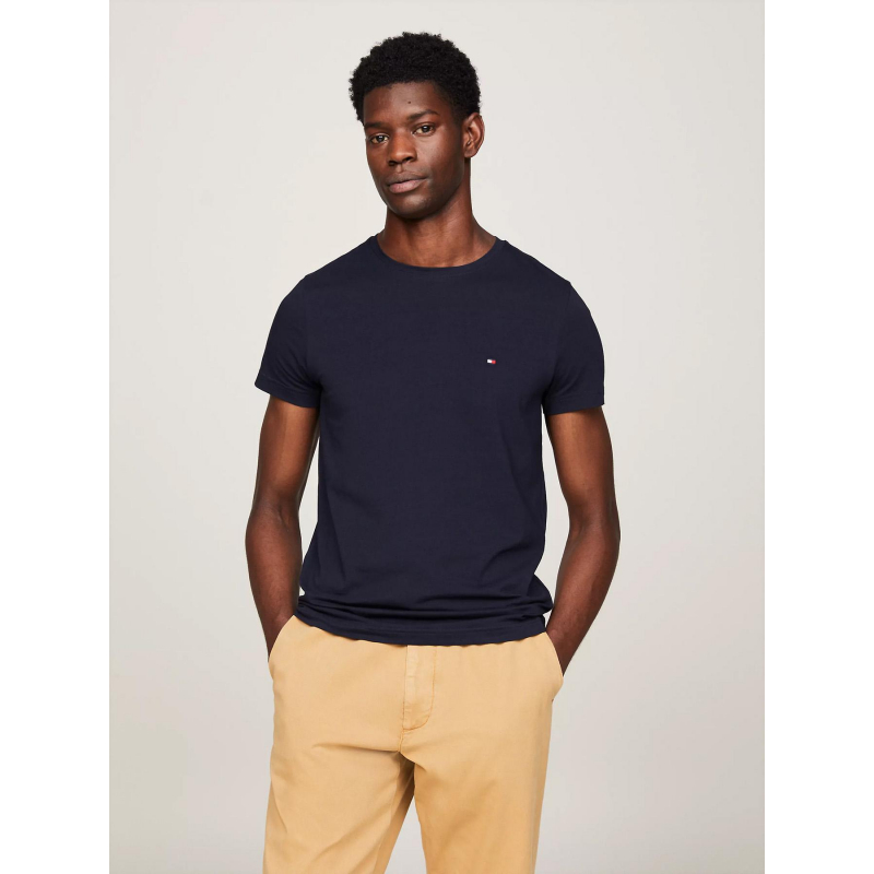 T-shirt core bleu marine homme - Tommy Hilfiger