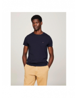 T-shirt core bleu marine homme - Tommy Hilfiger