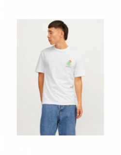 T-shirt aruba blanc homme - Jack & Jones