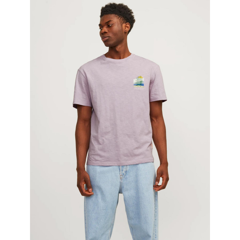 T-shirt aruba violet homme - Jack & Jones