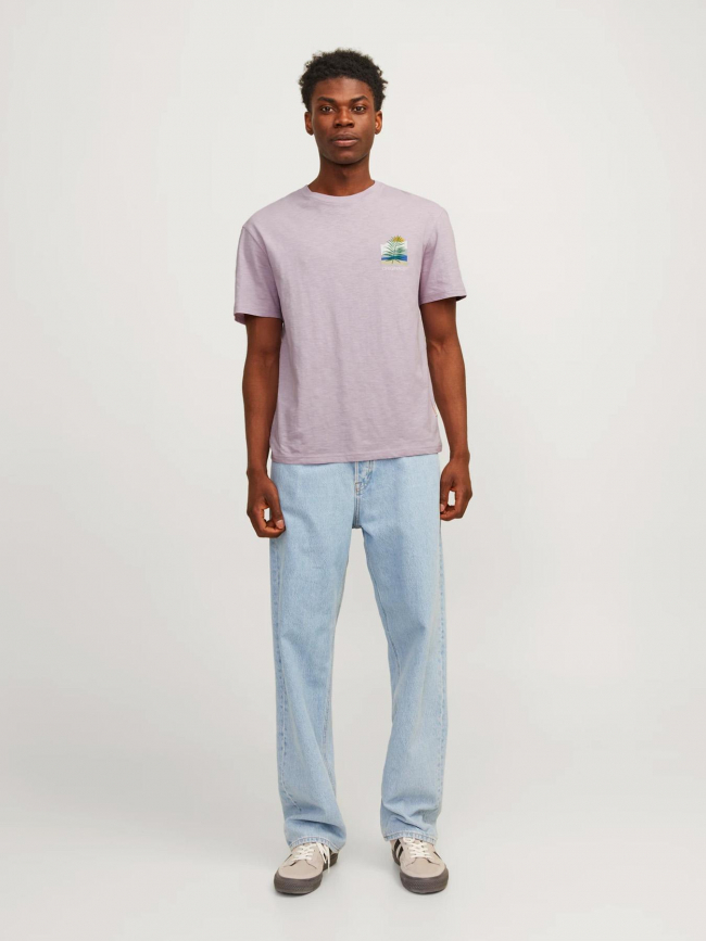 T-shirt aruba violet homme - Jack & Jones