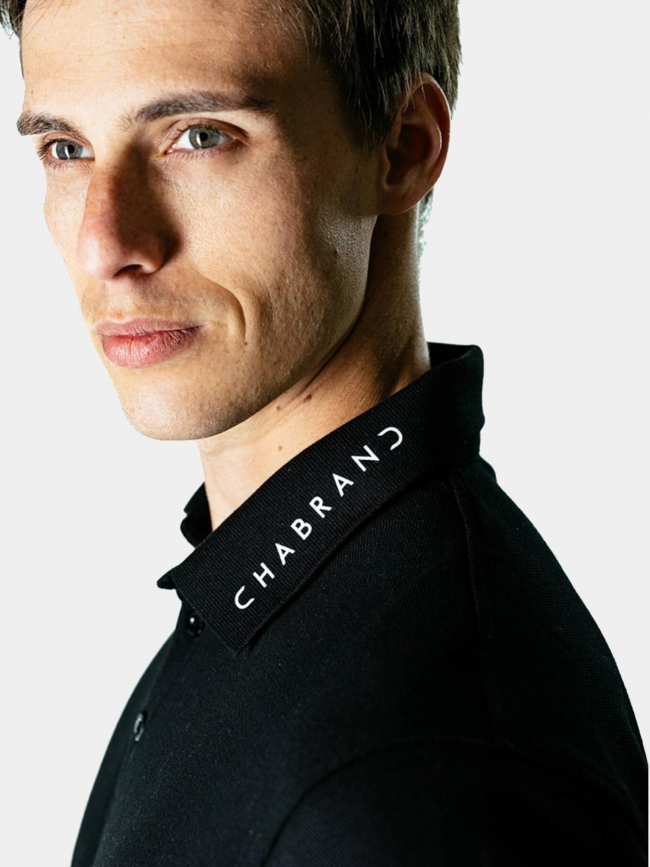 Polo noir homme - Chabrand