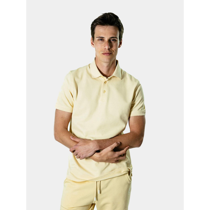 Polo jaune homme - Chabrand