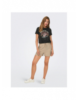 Short thyra beige femme - Only