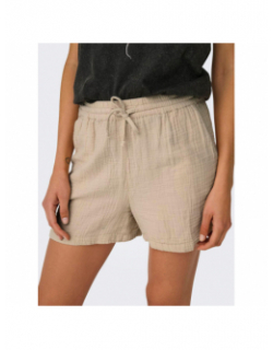 Short thyra beige femme - Only