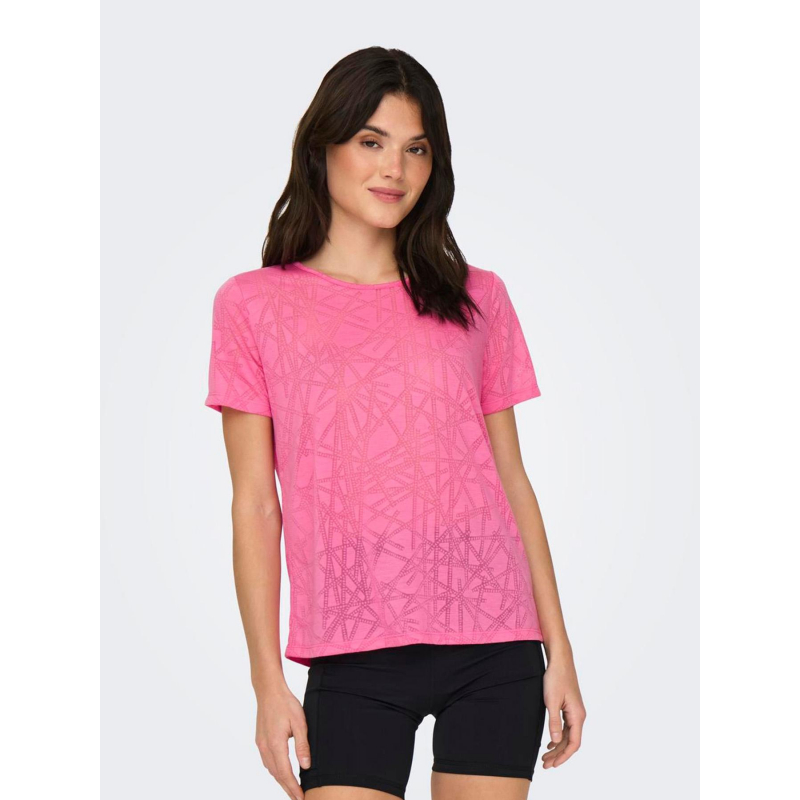 T-shirt de sport mason rose femme - Only Play