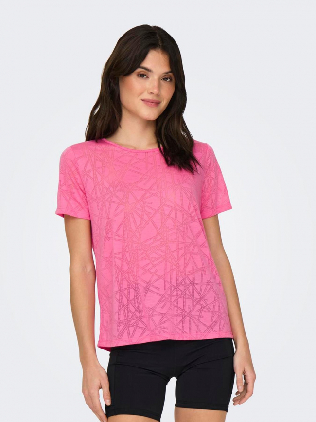 T-shirt de sport mason rose femme - Only Play