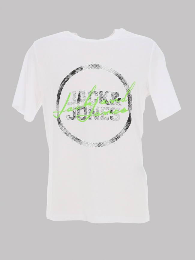 T-shirt script blanc homme - Jack & Jones