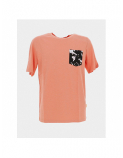 T-shirt à poche aruba orange homme - Jack & Jones