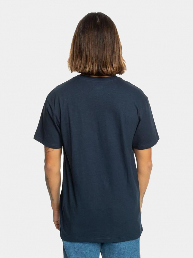 T-shirt bicolore step inside bleu marine homme - Quiksilver