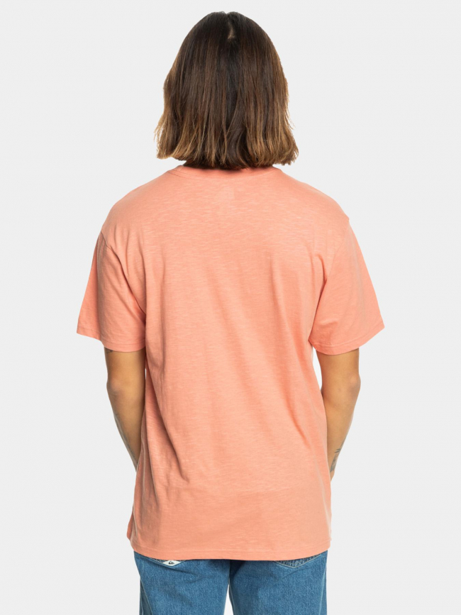 T-shirt bicolore step inside orange homme - Quiksilver