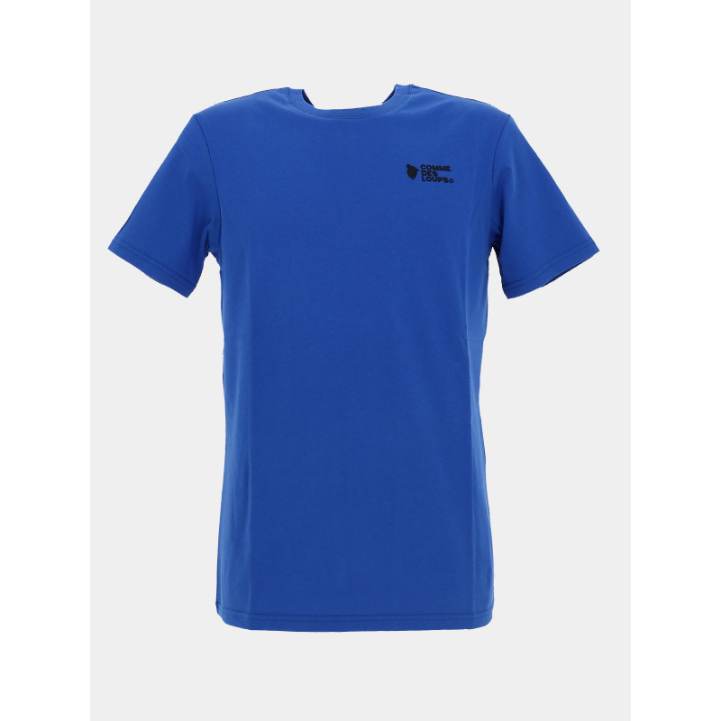 T-shirt uni classico bleu homme - Comme Des Loups