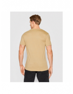 T-shirt seasonal monologo beige homme - Calvin Klein Jeans