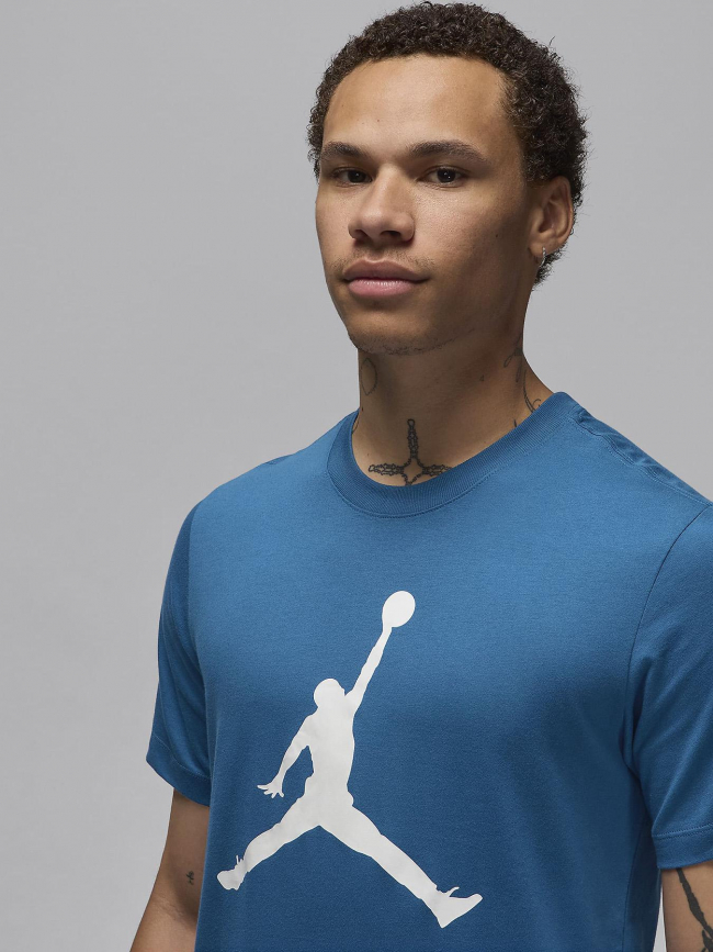 T-shirt logo jordan jumpman bleu homme - Nike