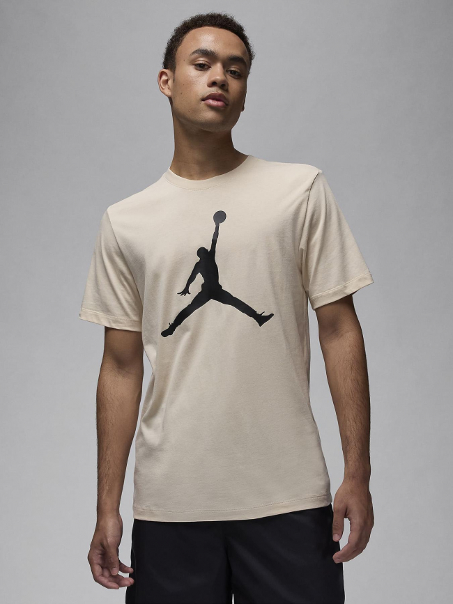 T-shirt logo jordan jumpman beige homme - Nike