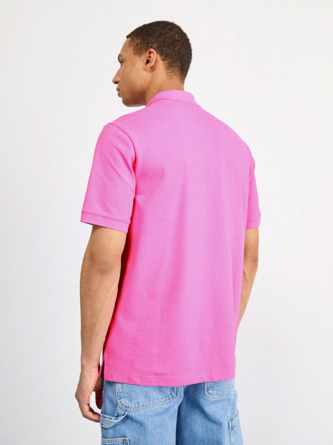 Polo uni logo club rose homme - Nike