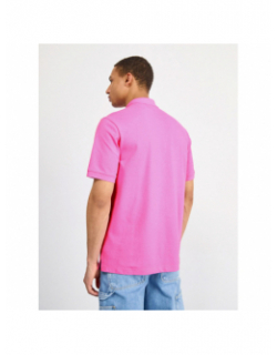 Polo uni logo club rose homme - Nike