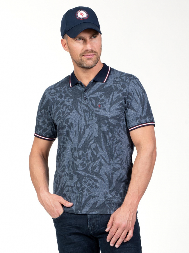 Polo bleu marine homme - Sun Valley