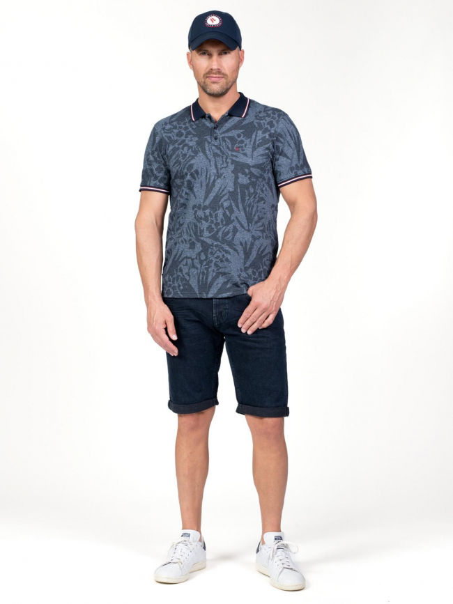 Polo bleu marine homme - Sun Valley