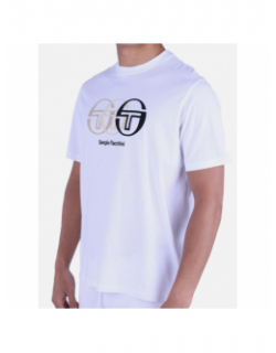 T-shirt logo triade blanc homme - Sergio Tacchini