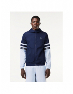 Veste légère de sport uni bleu marine homme - Lacoste