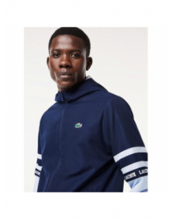 Veste légère de sport uni bleu marine homme - Lacoste