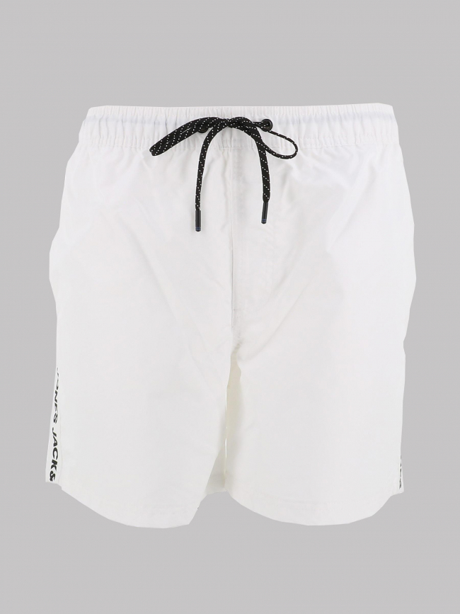 Short de bain fiji basis bande blanc homme - Jack & Jones