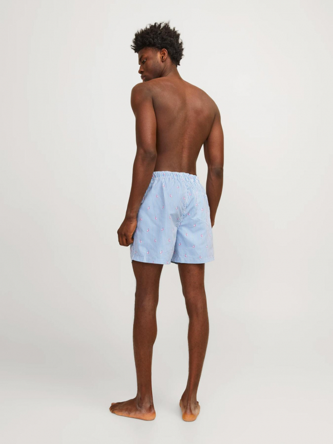 Short de bain rayé fiji bleu homme - Jack & Jones