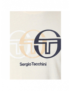 T-shirt logo triade beige homme - Sergio Tacchini