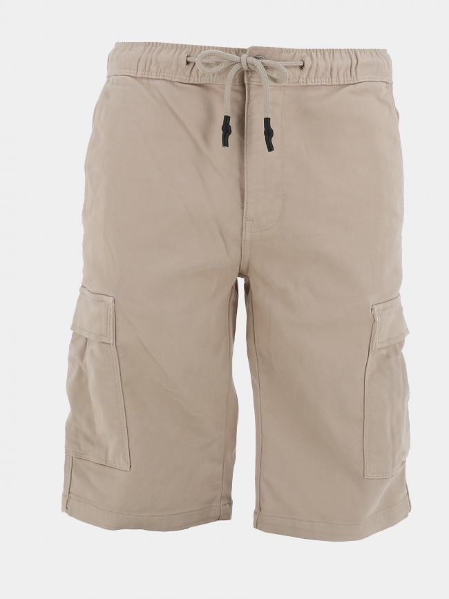 Short cargo sikers beige homme - Teddy Smith