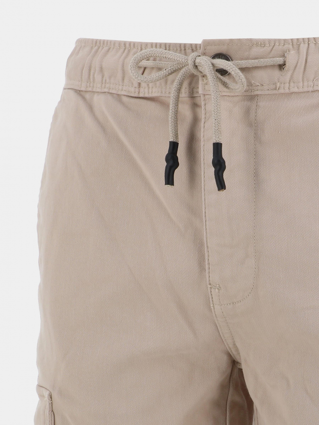 Short cargo sikers beige homme - Teddy Smith