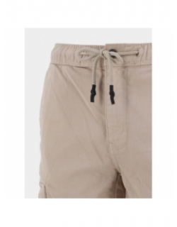 Short cargo sikers beige homme - Teddy Smith