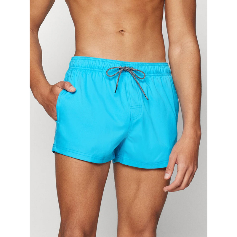 Short de bain uni swim bleu turquoise homme - Puma