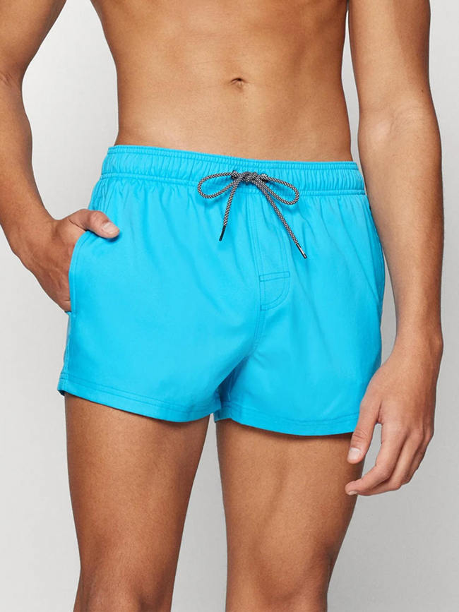 Short de bain uni swim bleu turquoise homme - Puma