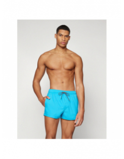 Short de bain uni swim bleu turquoise homme - Puma