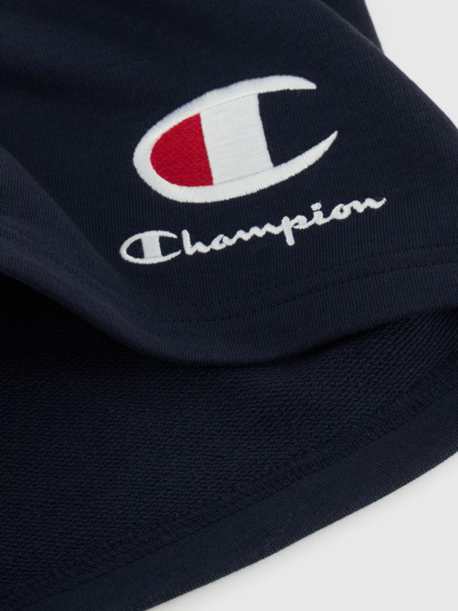 Short bermuda jogging logo bleu marine homme - Champion