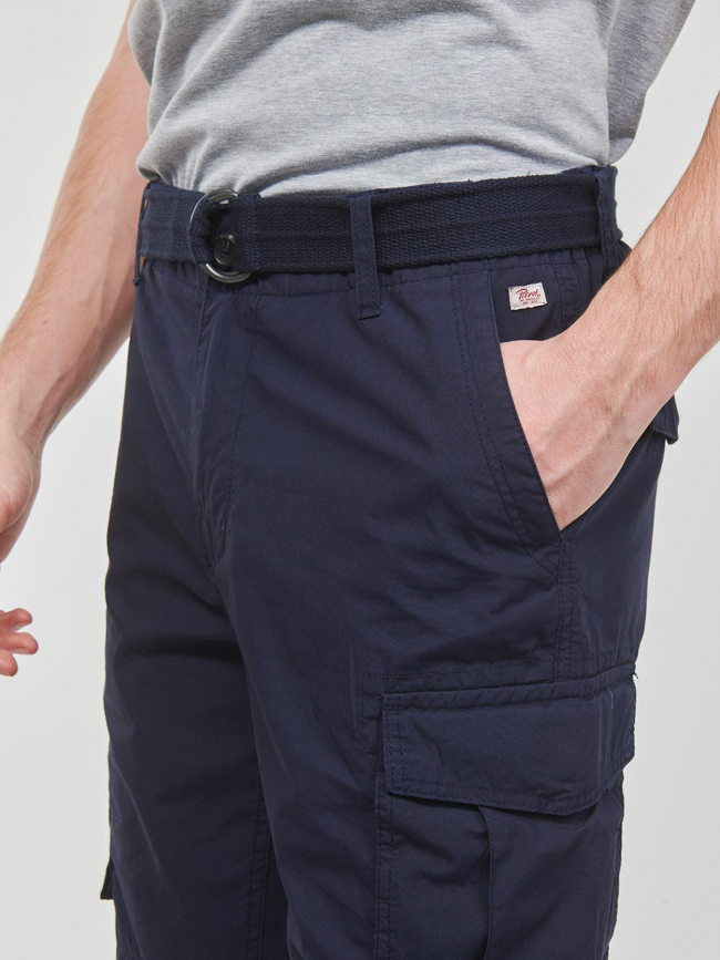 Short cargo ceinture gris anthracite homme - Petrol Industries