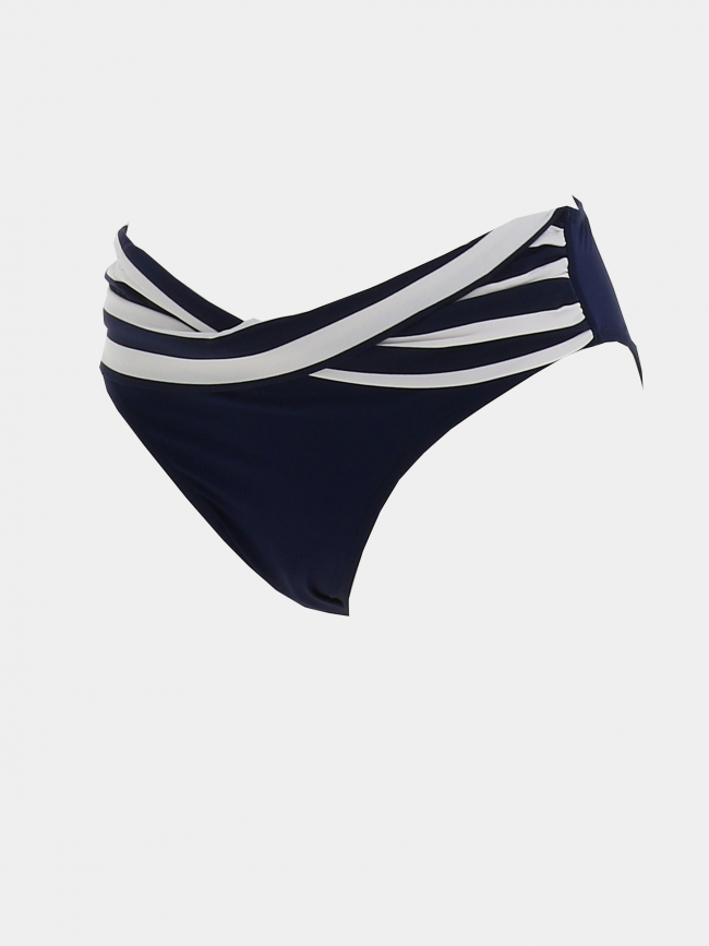 Maillot de bain 2 pièces rayé milly bleu femme - Grain De Sable