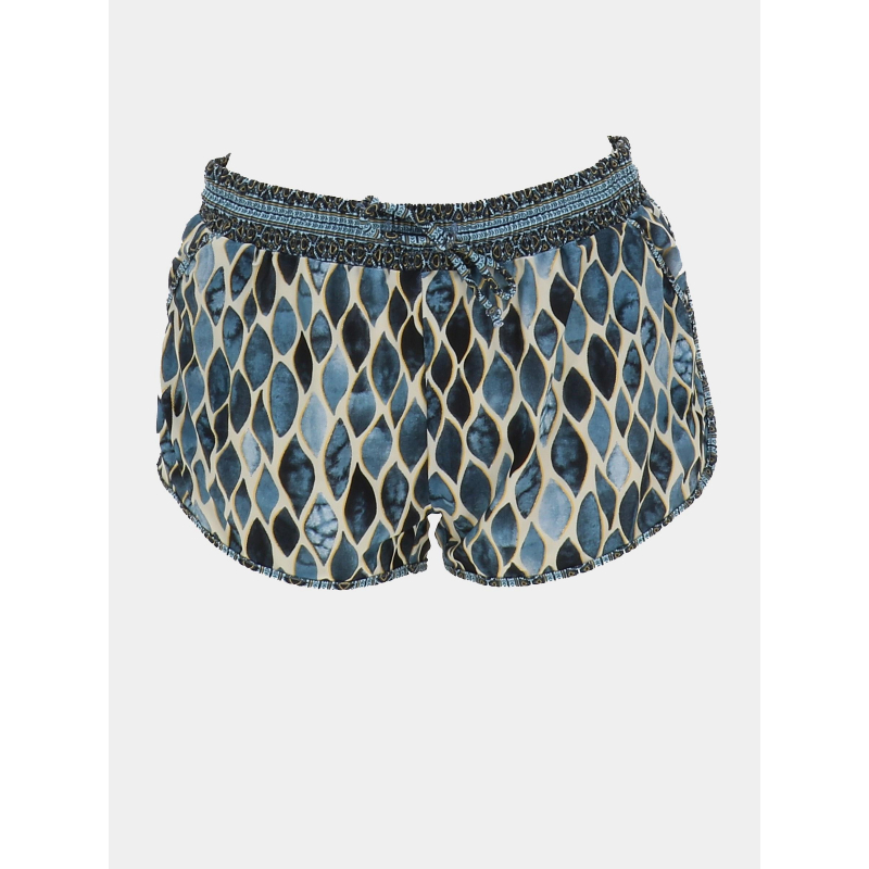 Short de plage charlotte bali bleu femme - Lagon Bleu